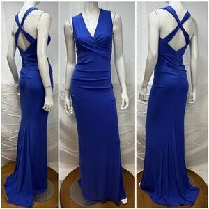 Nicole Miller purple/ Blue Maxi Dress